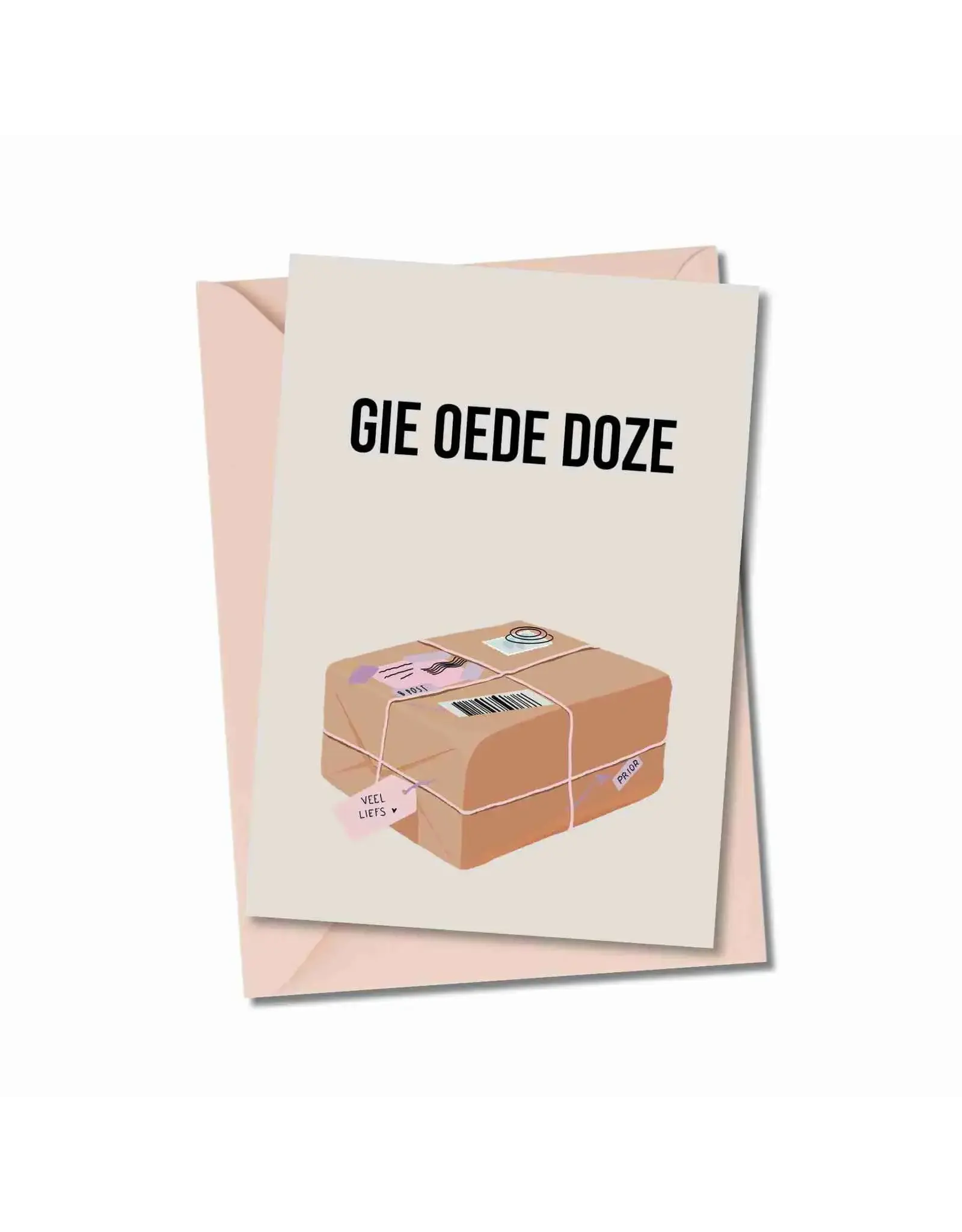 Atelier Moomade Wenskaart - Gie oede doze  - Postkaart + Envelop