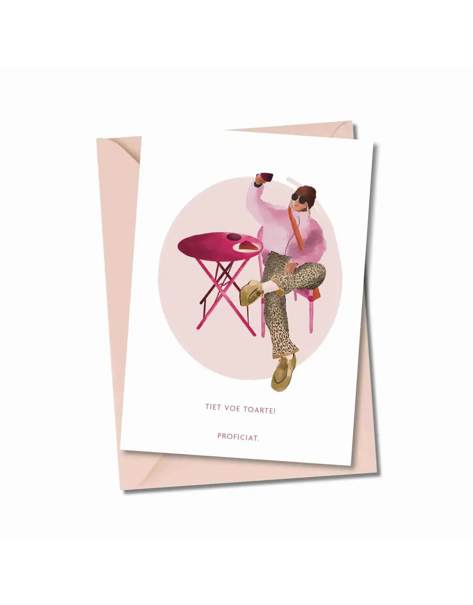 Atelier Moomade Wenskaart - Tiet voe toarte - Postkaart + Envelop