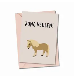 Atelier Moomade Wenskaart - Jong veulen - Postkaart + Envelop