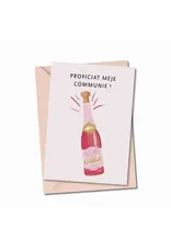 Atelier Moomade Wenskaart - Proficiat meje communie - Postkaart + Envelop
