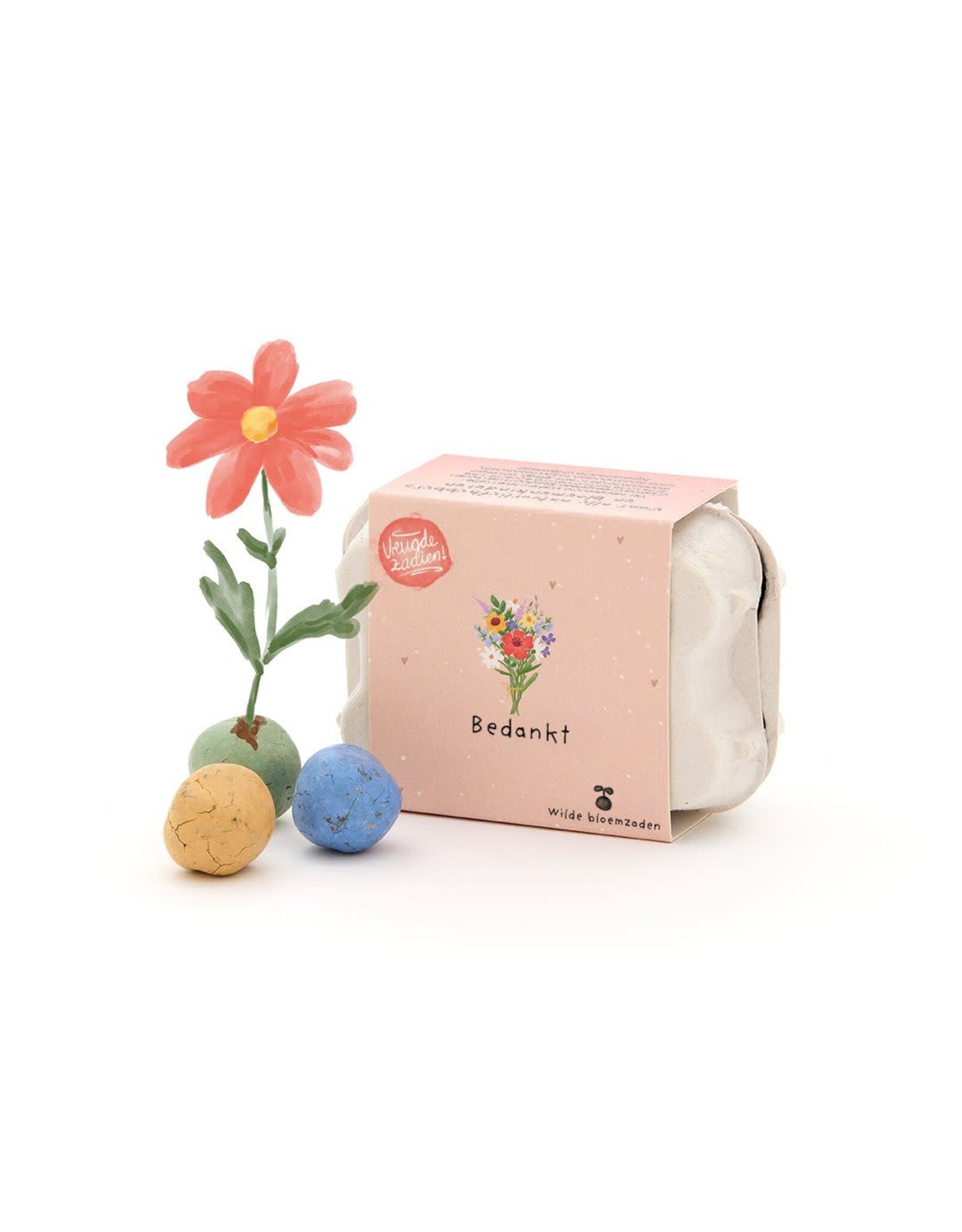 Don Estilo Bloemenboeket in eierdoosjes - Bedankt!