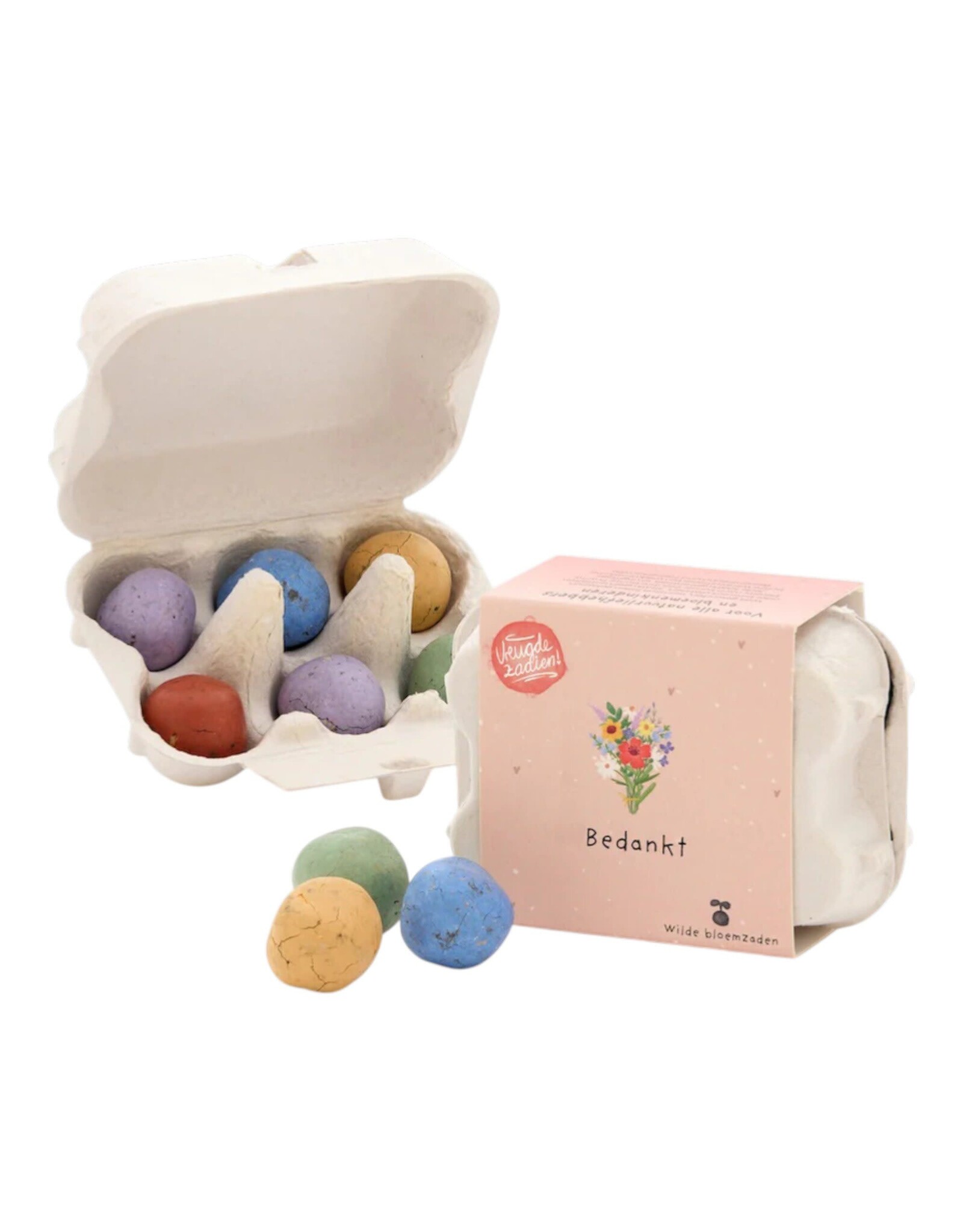 Don Estilo Bloemenboeket in eierdoosjes - Bedankt!