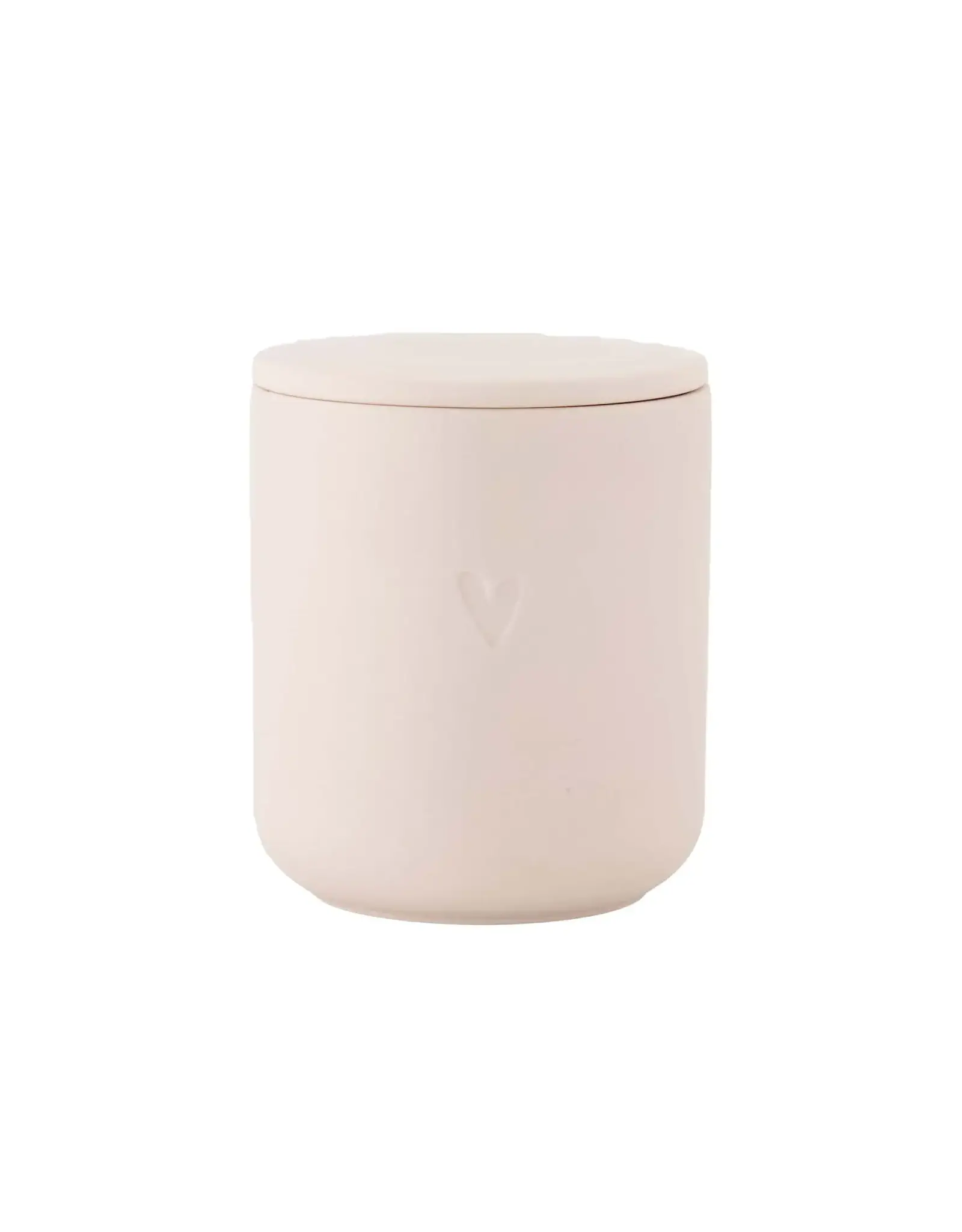 Zusss Geurkaars, Keramiek Hartje - Licht Roze