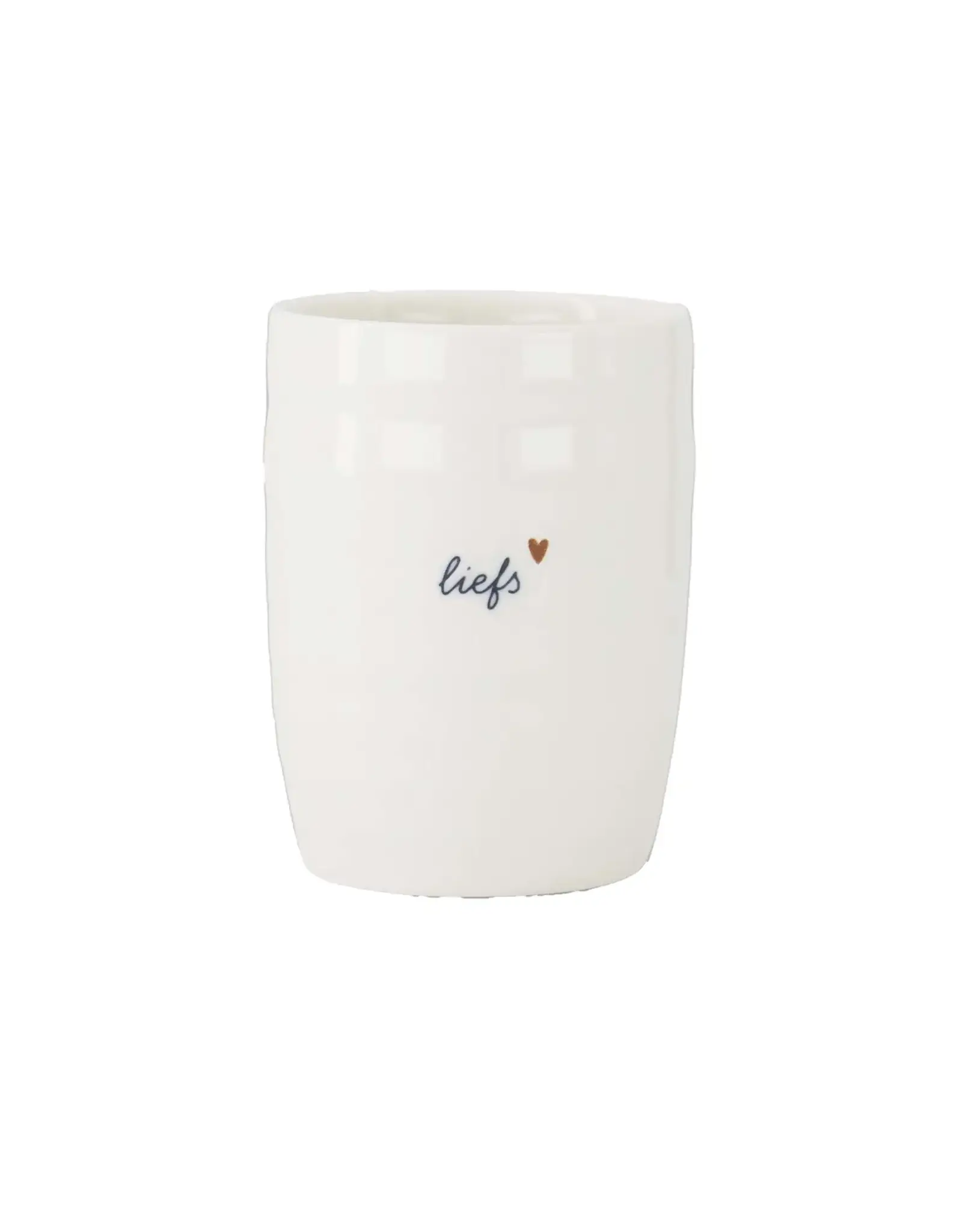 Zusss Koffiemok - Liefs - Ø7x9,5cm