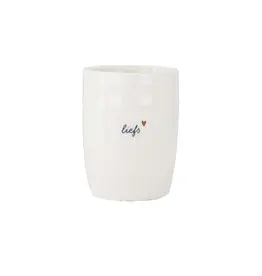 Zusss Koffiemok - Liefs - Ø7x9,5cm