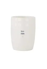 Zusss Koffiemok - Lieve Zus, Roos Hartje - Ø7x9,5cm