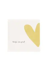 Zusss Servetten - Hartje van goud - 20st
