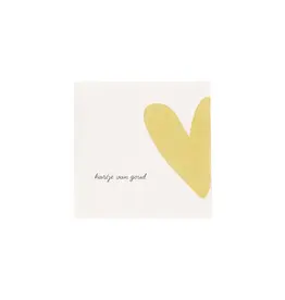 Zusss Servetten - Hartje van goud - 20st