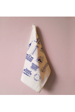 mmmMar Theedoek Gebouwen Gent 2.0 - Blauw - 48 x 70 cm - 100% Katoen