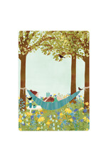 LemonBird Wenskaart - Hangmat - Postkaart + Envelop