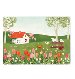 LemonBird Wenskaart - Lentetuin - Postkaart + Envelop