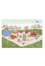 LemonBird Wenskaart - Zomerpicknick - Postkaart + Envelop