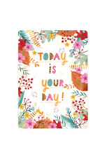 LemonBird Wenskaart - Today is your day - Postkaart + Envelop
