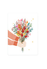 LemonBird Wenskaart - Flowers for you - Postkaart + Envelop