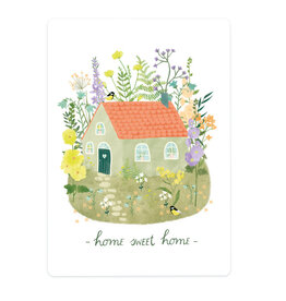 LemonBird Wenskaart - Home sweet home - Postkaart + Envelop