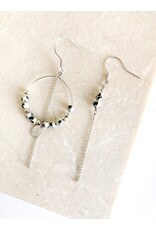 Murielle Perrotti Oorbel MP - Pierre - Creool & Ketting - Goud Leopard - Asym