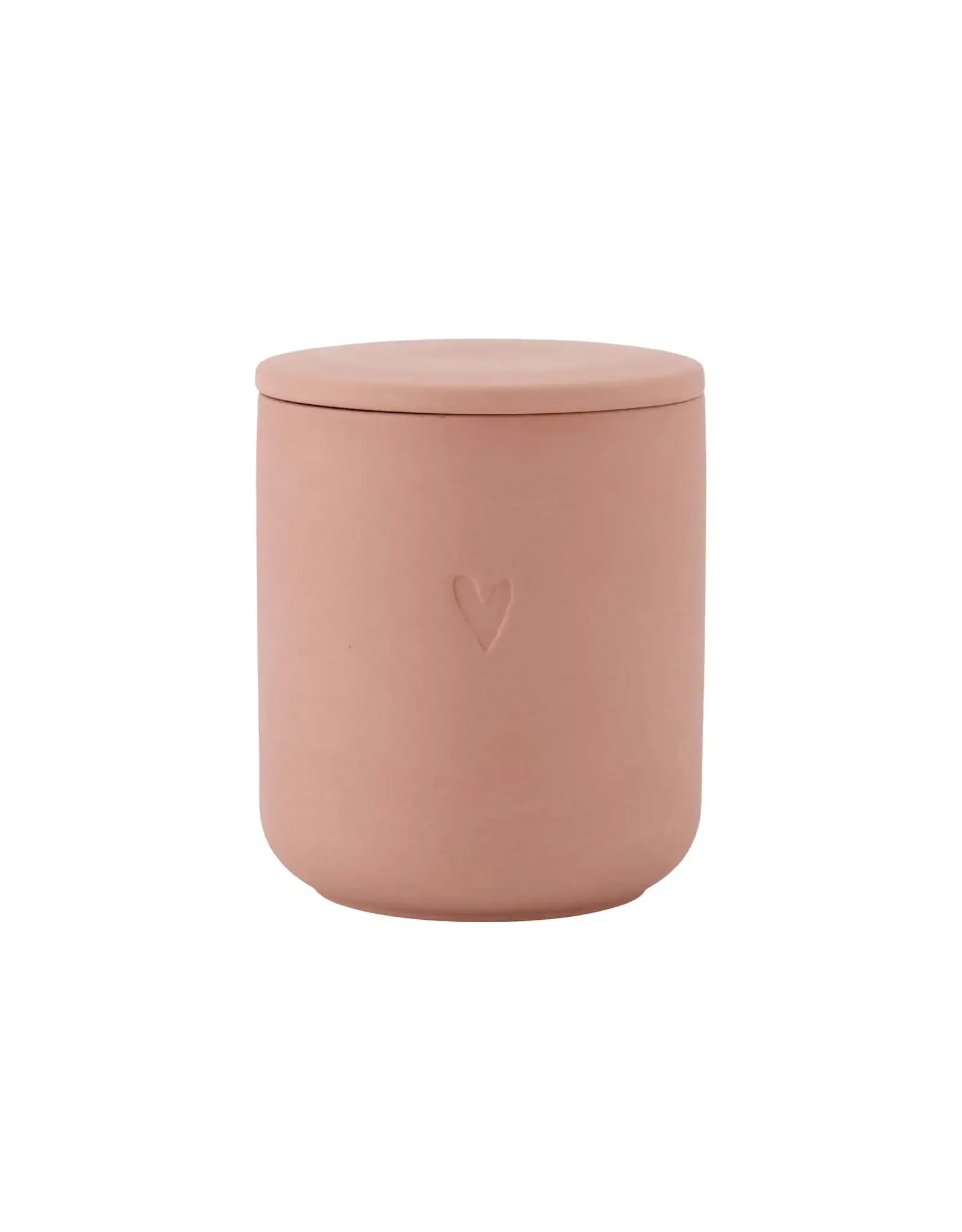 Zusss Geurkaars, Keramiek Hartje - Terracotta
