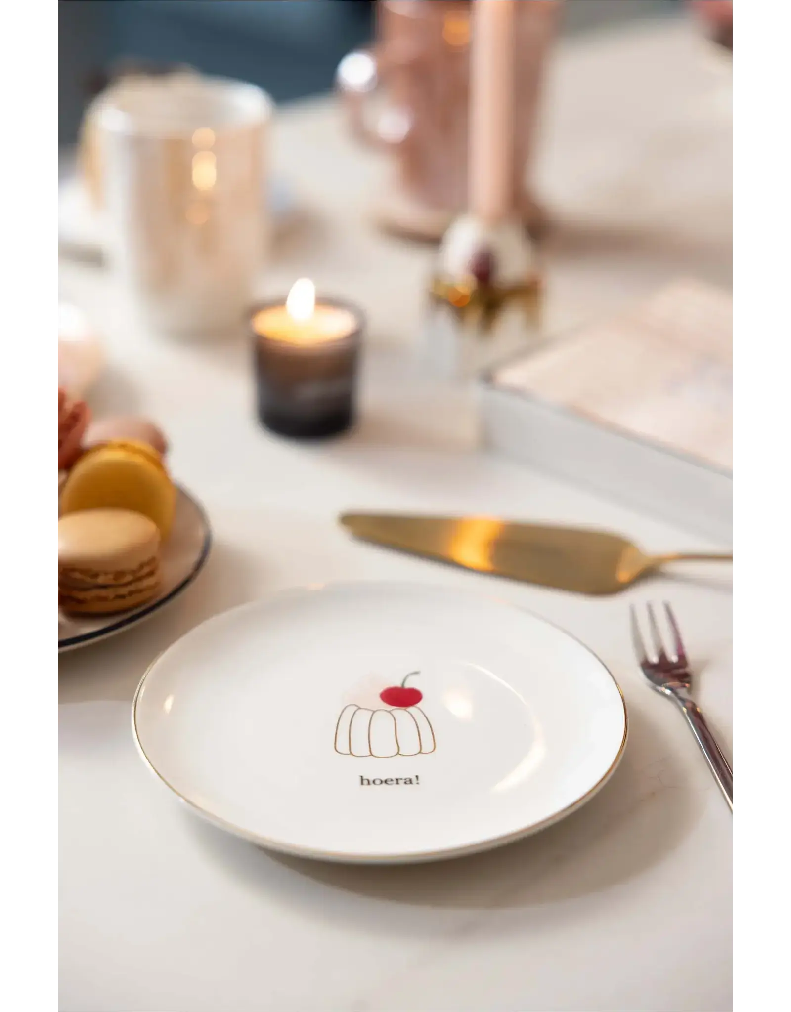 Zusss Bordje, Taartje Hoera - Ø 14,5cm