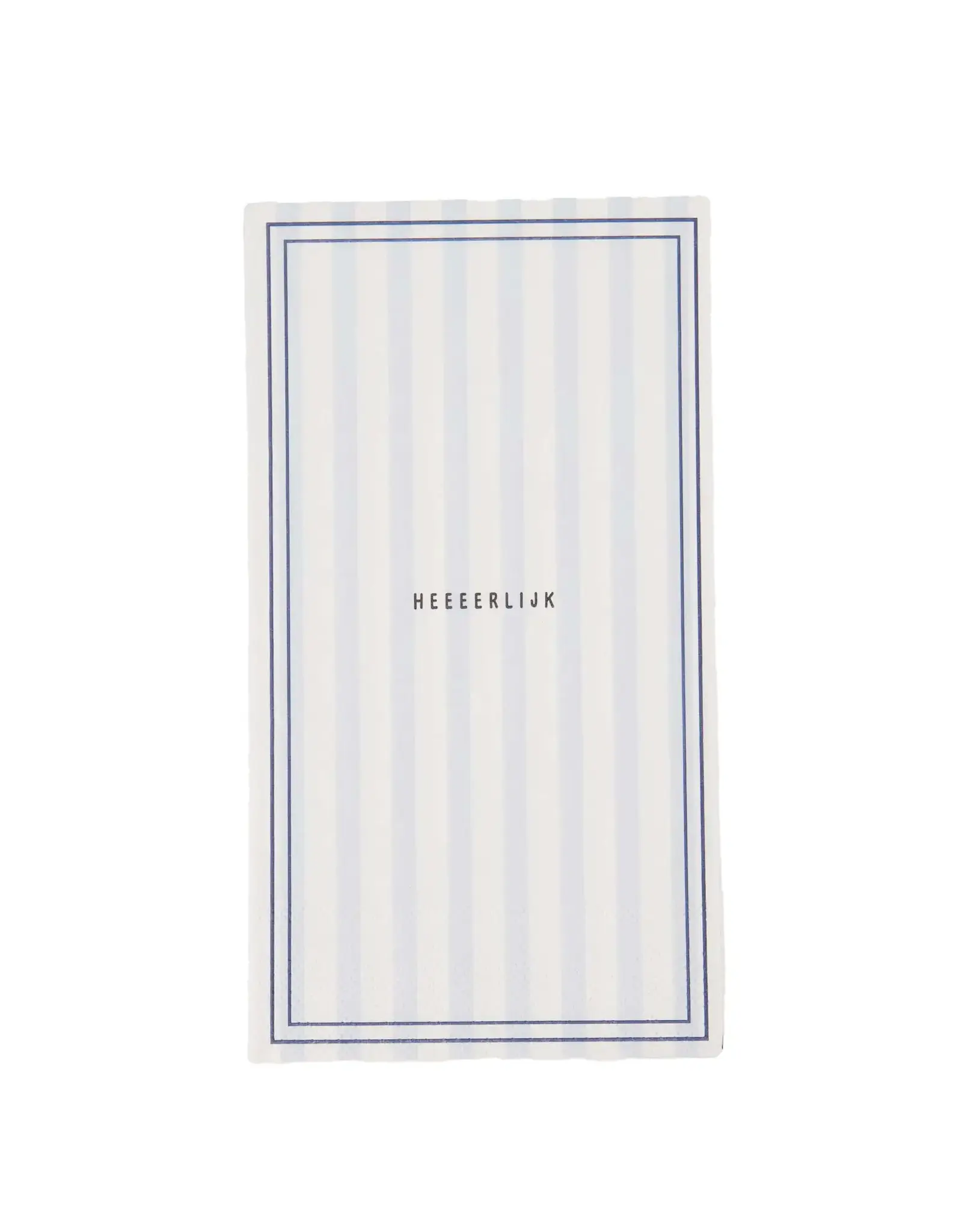 Zusss Servetten - Heeeerlijk - 11x20cm - 15 stuks