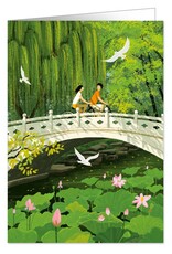 Heartfelt Wenskaart - 1970 - Dubbele kaart + Envelop