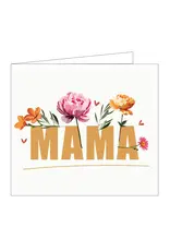 Mail-Box Wenskaart - Mama - Dubbele kaart + Envelop