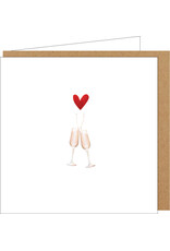 Yon Wenskaart - Tjing Tjing, Op ons! - Dubbele kaart + Envelop