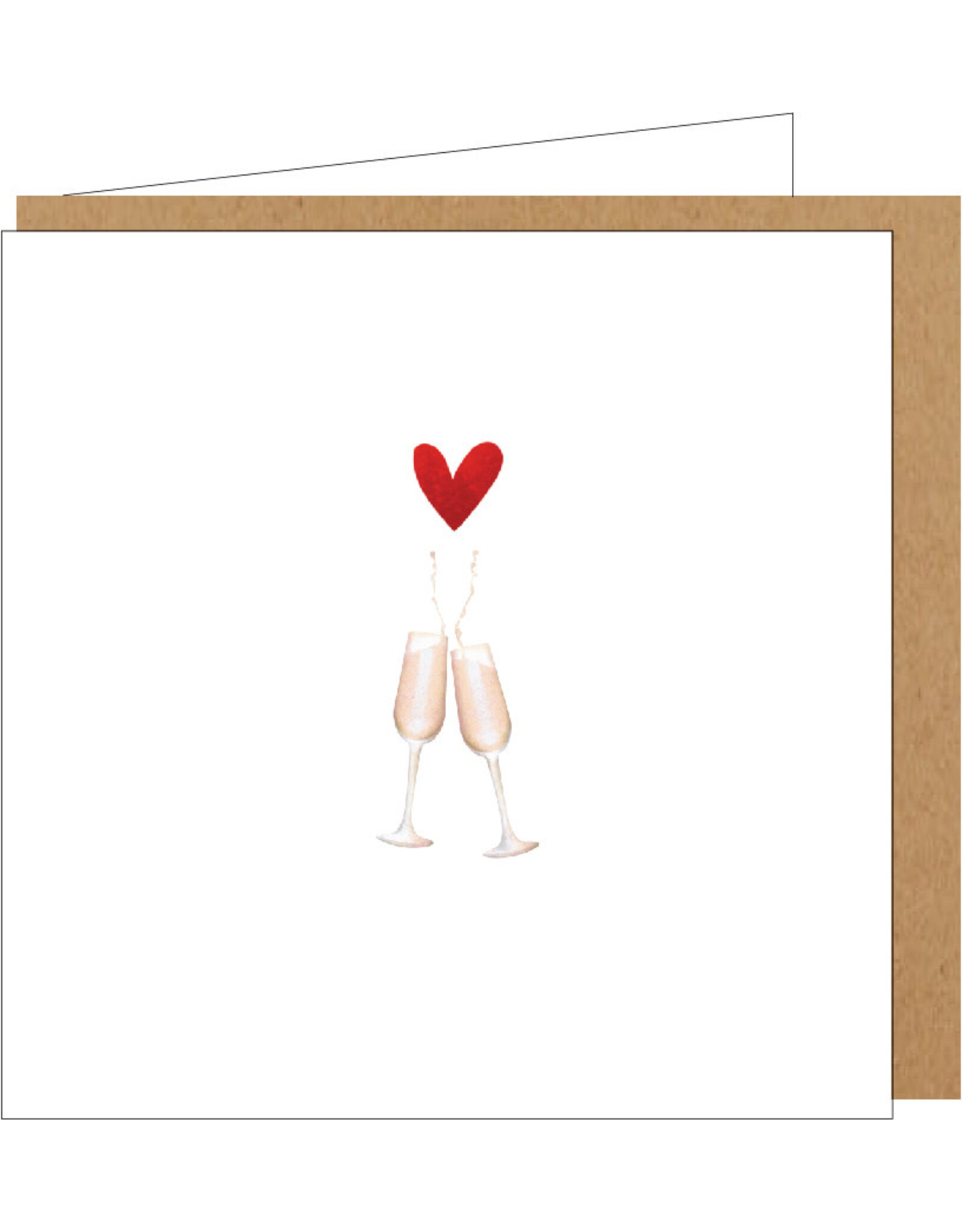 Yon Wenskaart - Tjing Tjing, Op ons! - Dubbele kaart + Envelop