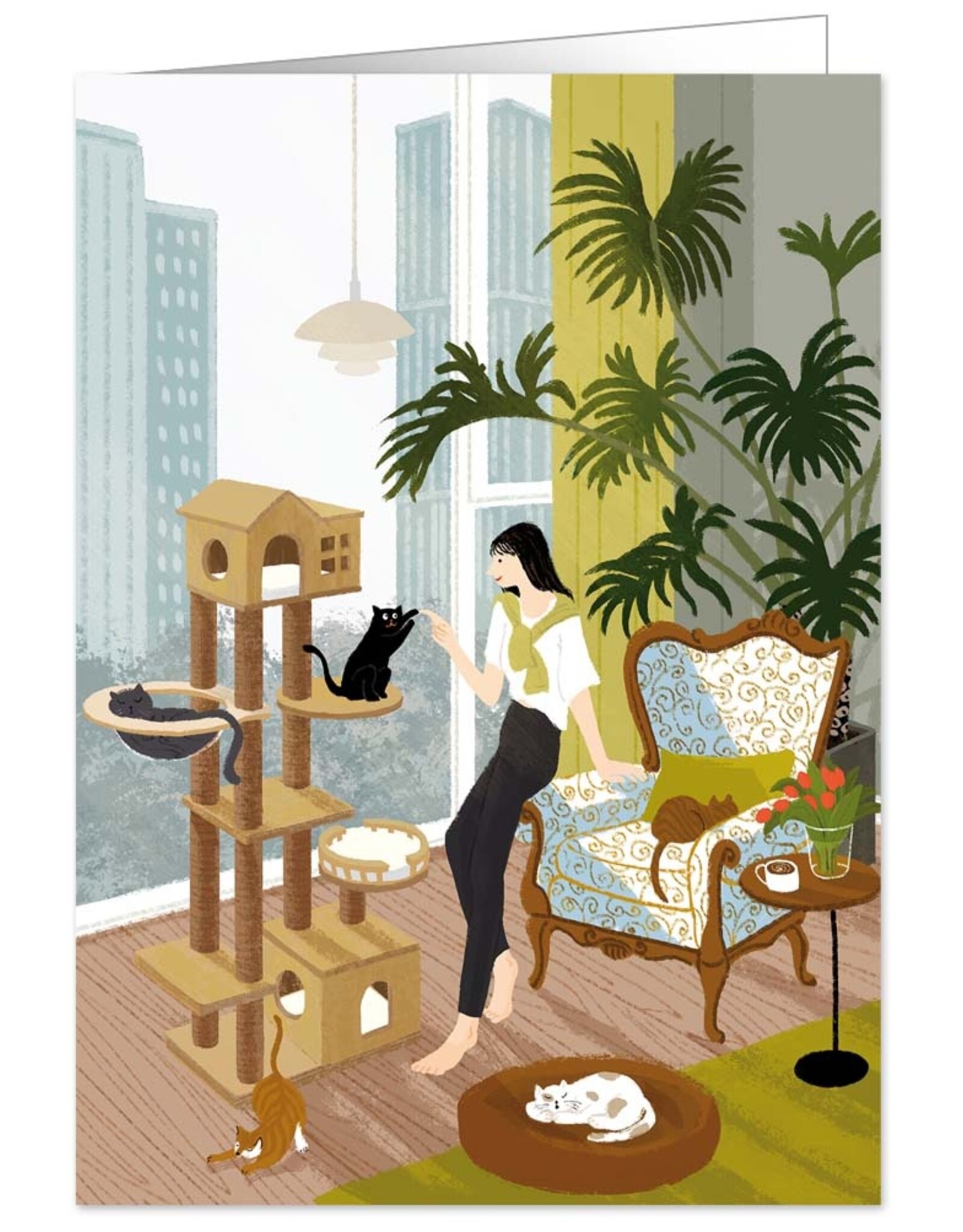 Heartfelt Wenskaart - 1963 - Dubbele kaart + Envelop