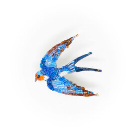Trovelore Broche - Flying Swallow - 5,5 x 5cm
