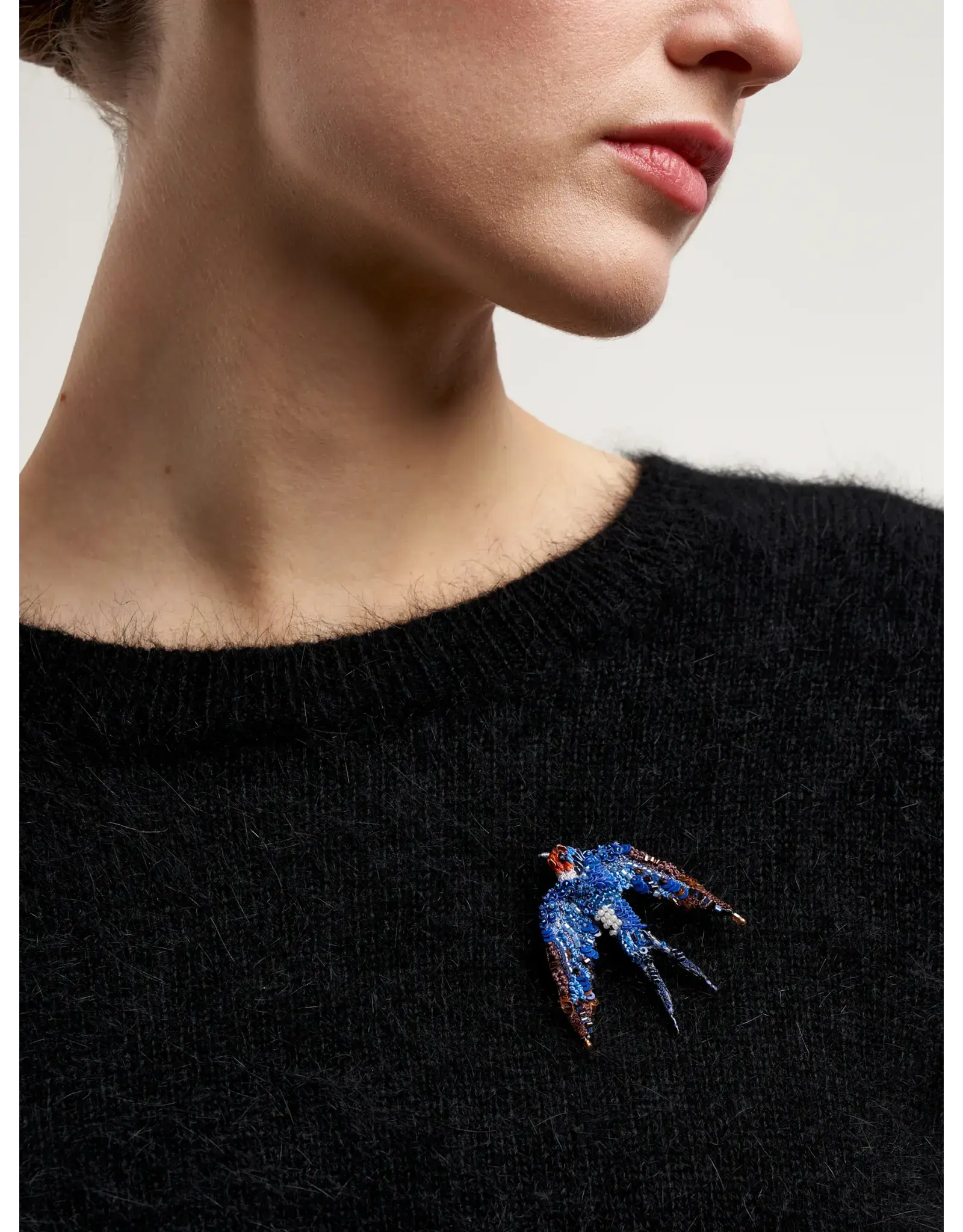 Trovelore Broche - Flying Swallow - 5,5 x 5cm