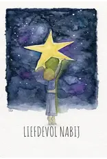 Lile Wenskaart - Liefdevol nabij - Dubbele kaart + Envelop