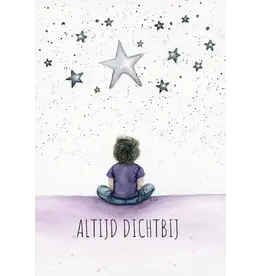 Lile Wenskaart - Altijd dichtbij - Dubbele kaart + Envelop