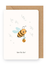 Enfant Terrible Wenskaart - Happy Bee-day! - Dubbele kaart + Envelop