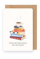 Enfant Terrible Wenskaart - Het begin van een nieuw hoofdstuk, geniet van je pensioen - Dubbele kaart + Envelop