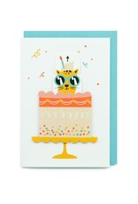 Enfant Terrible Wenskaart - Verrassing in de taart - Dubbele kaart + Envelop