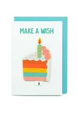 Enfant Terrible Wenskaart - Make a wish - Dubbele kaart + Envelop