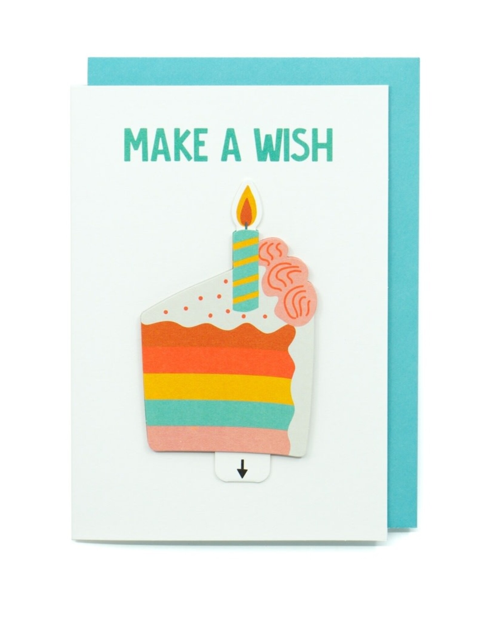 Enfant Terrible Wenskaart - Make a wish - Dubbele kaart + Envelop