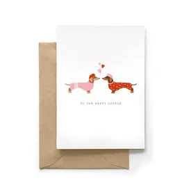 Spaghetti Meatballs Wenskaart - To the happy couple - Dubbele kaart + Envelop