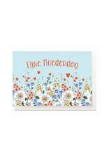 Enfant Terrible Wenskaart - Bloemen, Fijne moederdag - Dubbele kaart + Envelop