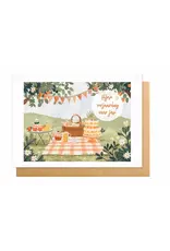 Wanderlust Wenskaart - Wanderlust, Fijne verjaardag voor jou - Dubbele kaart + Envelop