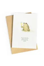 Studio Zwoane Wenskaart - Van 't padje - Dubbele kaart + Envelop