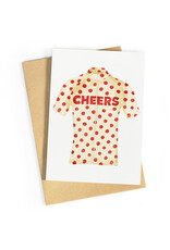 Studio Zwoane Wenskaart - Koerstruitje, Cheers -  Dubbele kaart + Envelop