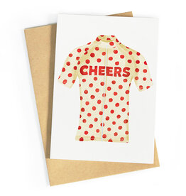 Studio Zwoane Wenskaart - Koerstruitje, Cheers -  Dubbele kaart + Envelop