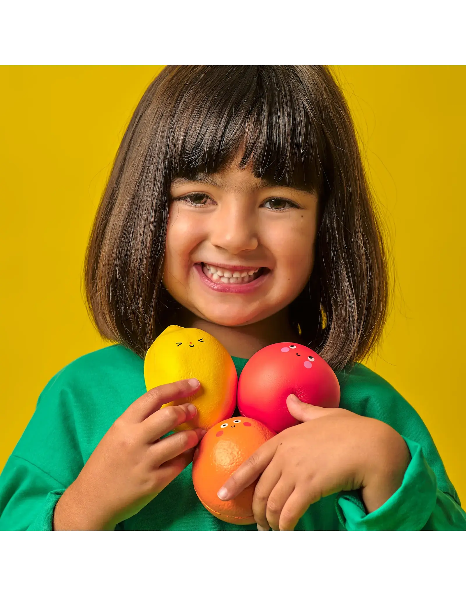 Kikkerland Squishie Fruit