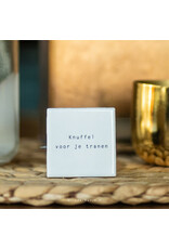 Vlinderkusjes Mini Troosttegeltje - Knuffel voor je tranen - 5,5 x 5,5 cm