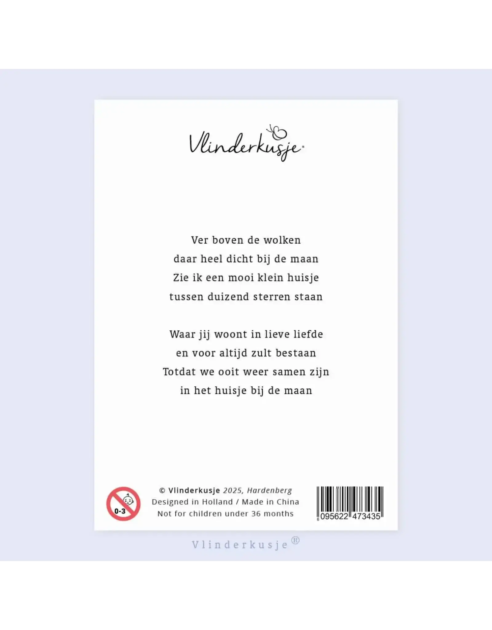 Vlinderkusjes Pin 'Huisje bij de maan'