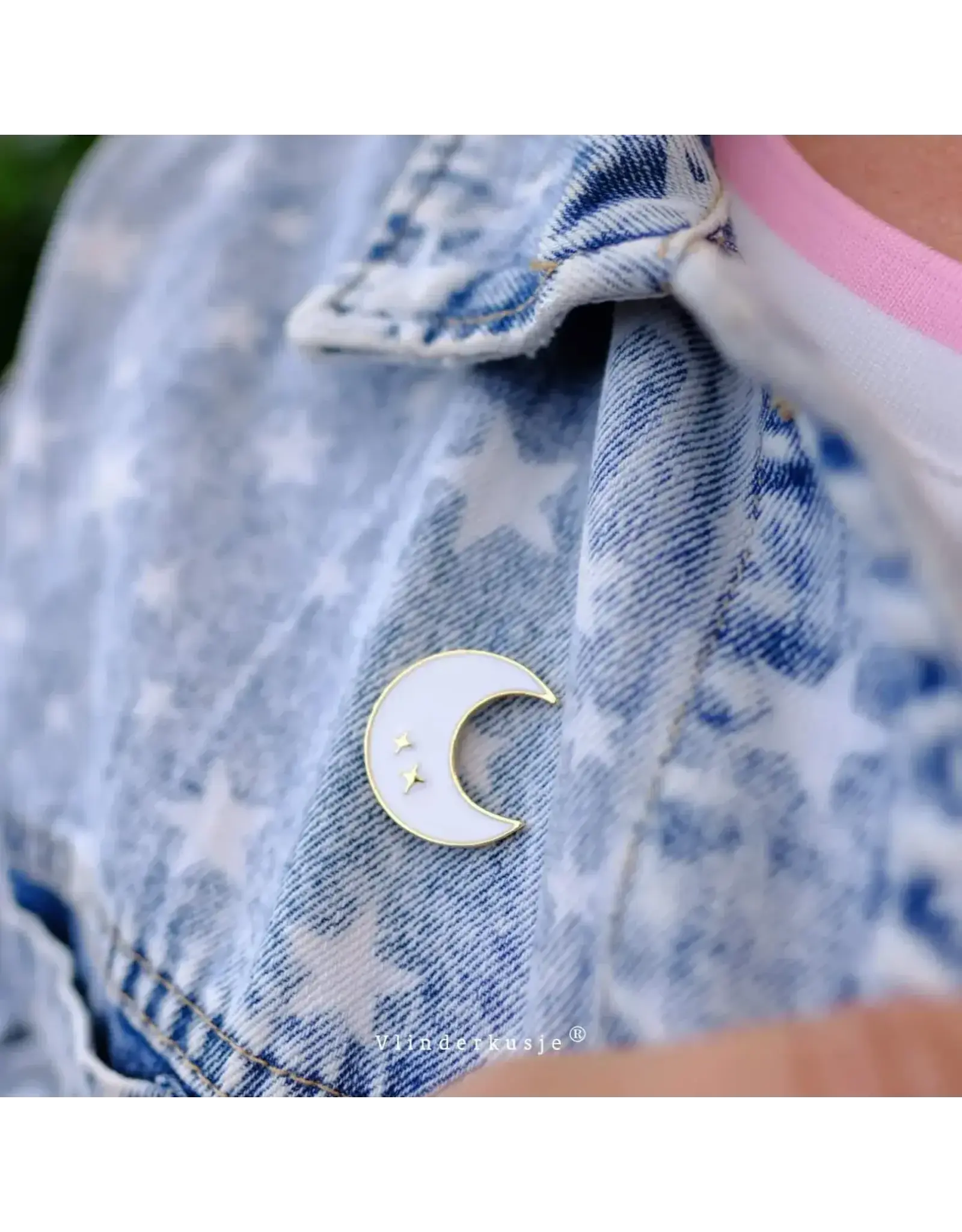 Vlinderkusjes Pin 'Huisje bij de maan'