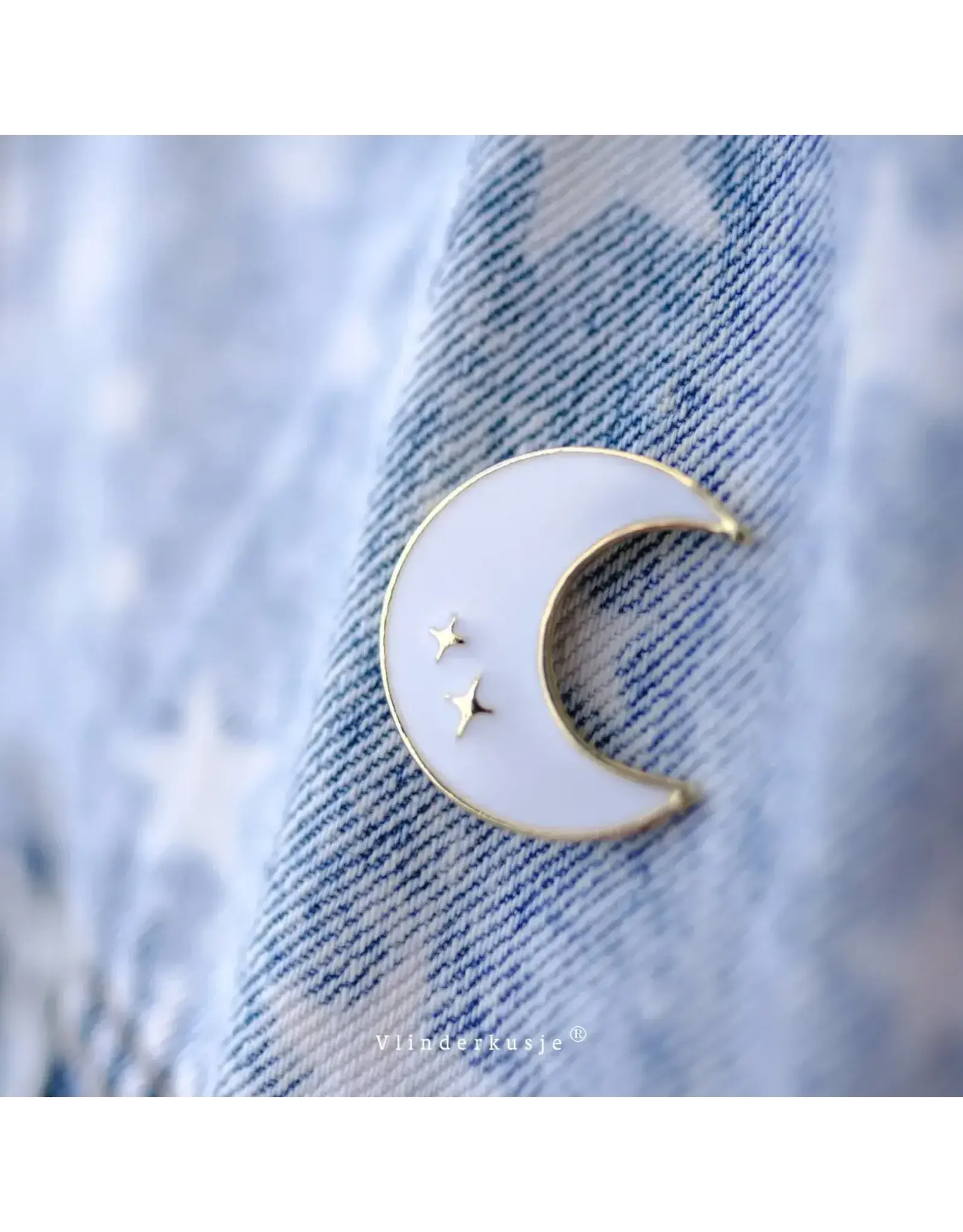 Vlinderkusjes Pin 'Huisje bij de maan'