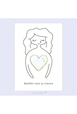 Vlinderkusjes Pin 'Knuffel voor je tranen'