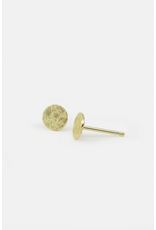 Studio MHL Oorbel MHL - Small Foil Disc, Ø 6mm - Goud - Verguld 18K